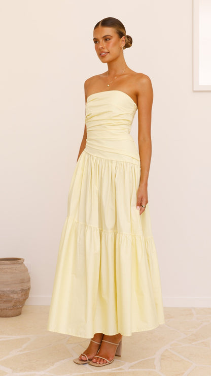 Lola Maxi Dress - Yellow