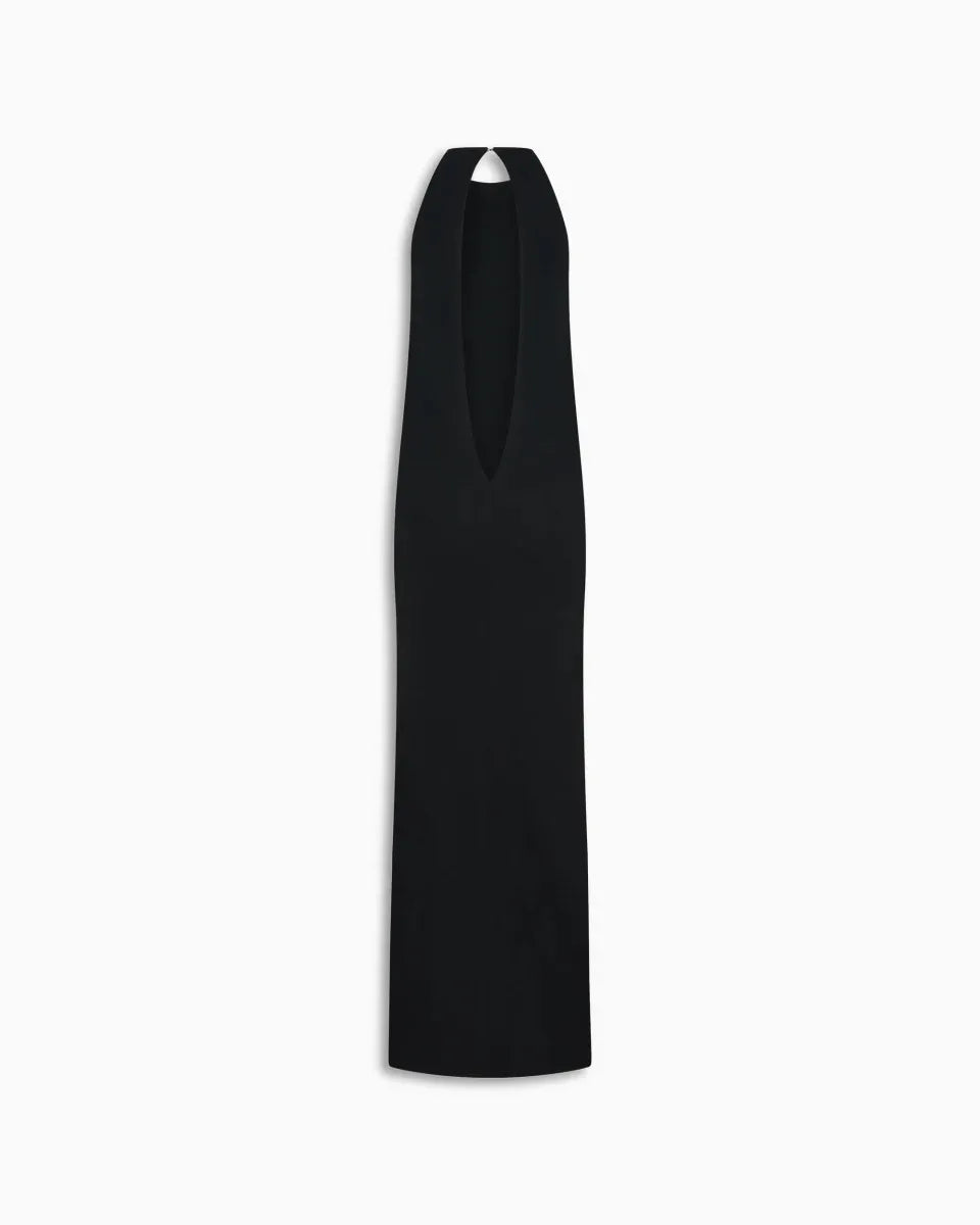 Minimalist Elegant Halter Maxi Dress