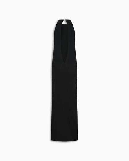 Minimalist Elegant Halter Maxi Dress
