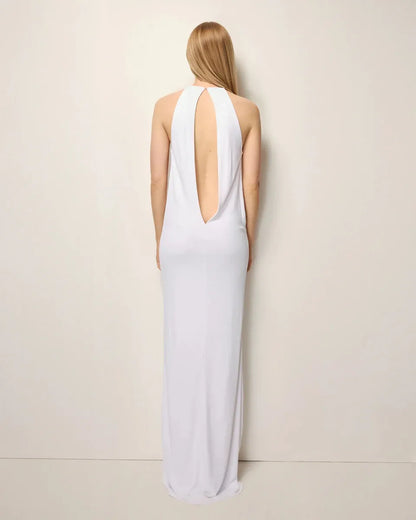 Minimalist Elegant Halter Maxi Dress