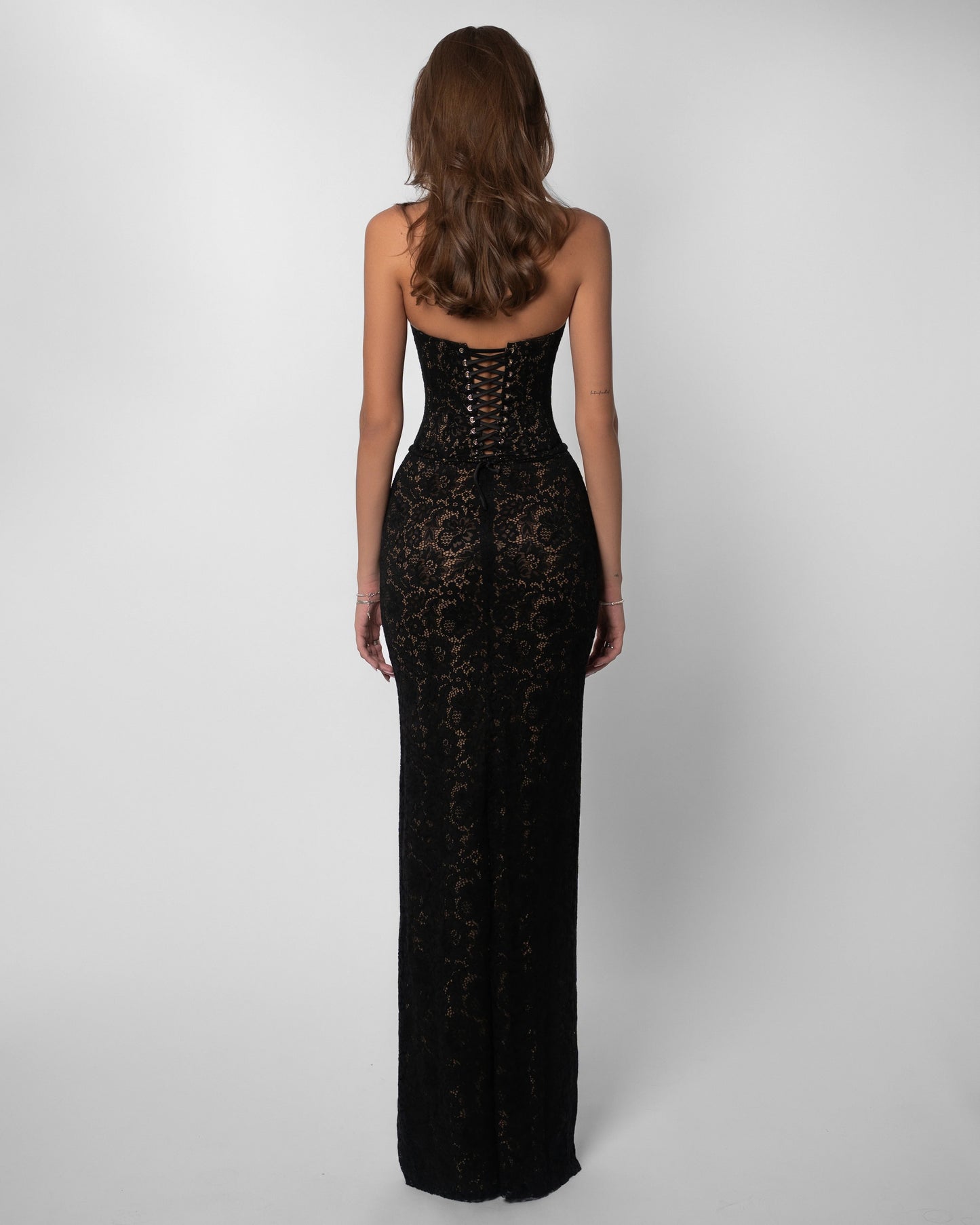 Luxury Backless Lace Formal Dress